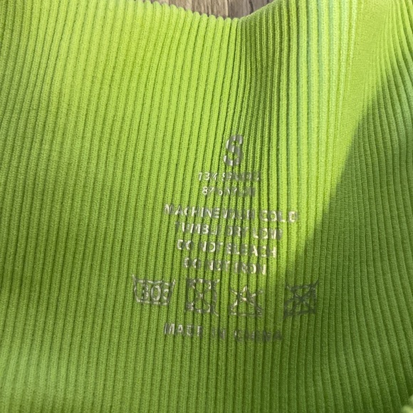 Green workout leggings - Picture 3 of 4